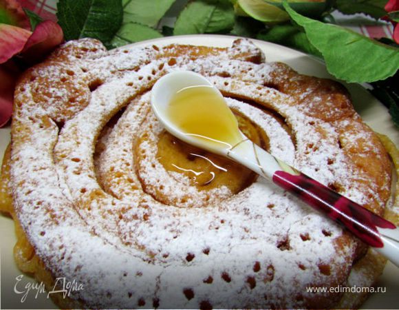 Блины "Улитка" на томатном соке