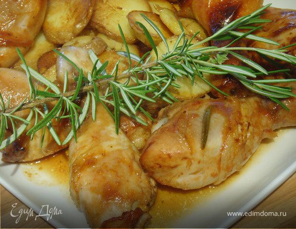 Куриные голени с розмарином