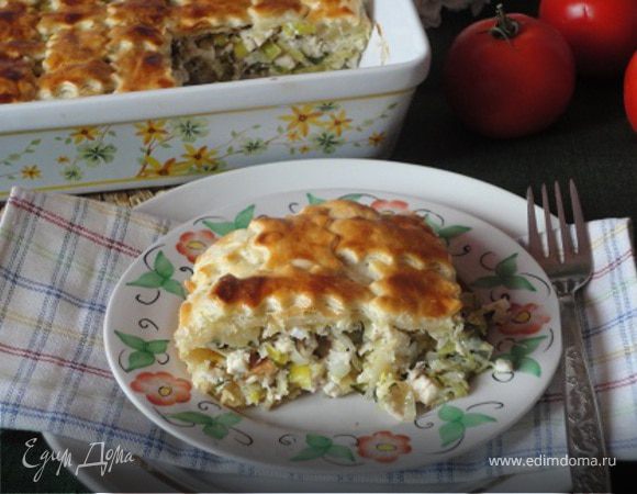 Котопита (греческий пирог с курицей и сыром)