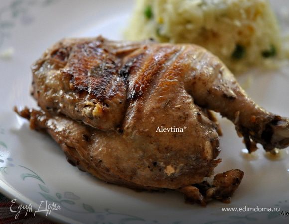 Курочка под гнетом в итальянском стиле Курочка под гнетом в итальянском стиле