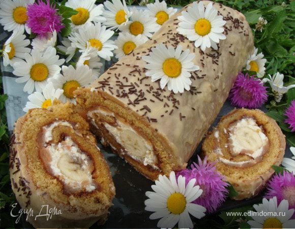 Медовый рулет "Танго с грушей" Медовый рулет "Танго с грушей"