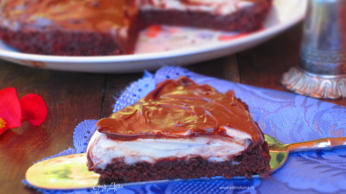 Чизкейк на вафельной основе с маскарпоне