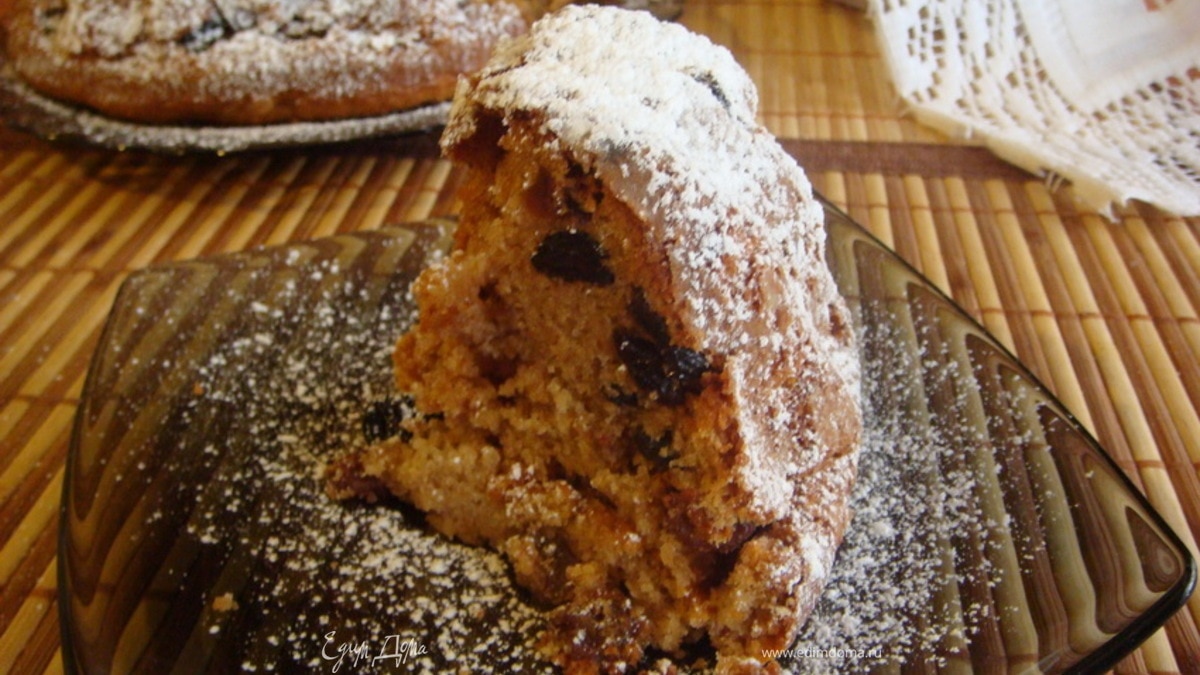 Пирог с яблочным пюре