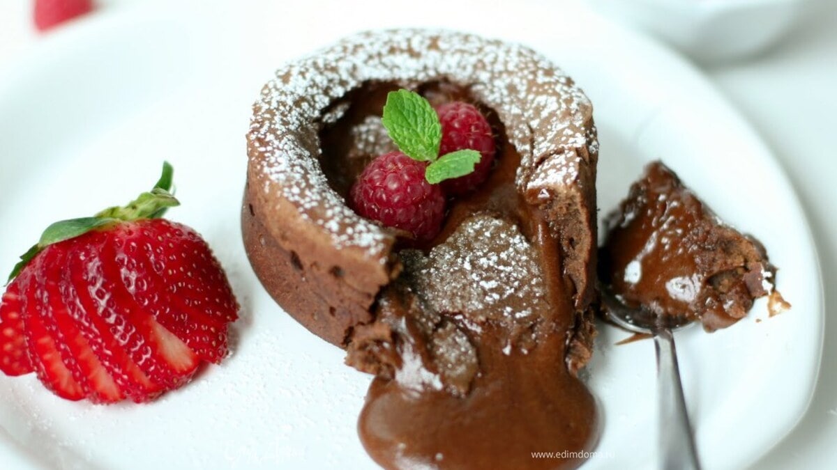 Шоколадный фондан