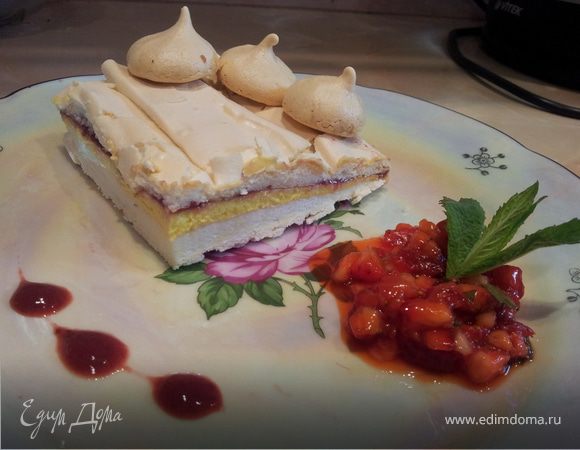 Меренговый торт с кремом маскарпоне