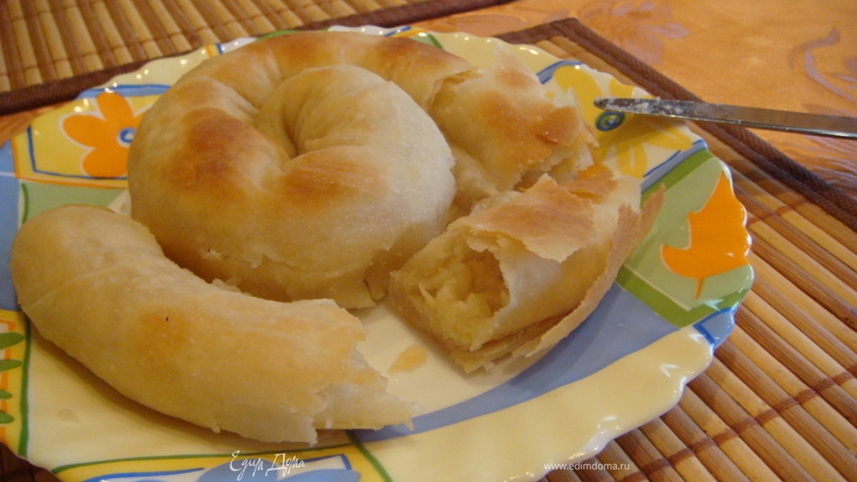 Пирог "Кыстыбый" из тесто фило