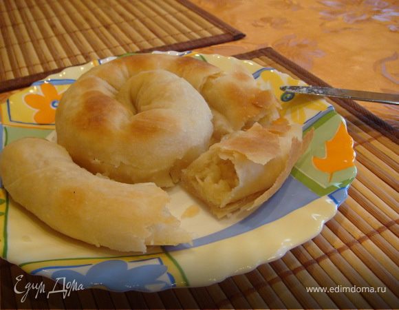 Пирог "Кыстыбый" из тесто фило 