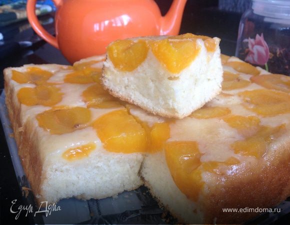 Абрикосовый пирог-перевертыш Абрикосовый пирог-перевертыш