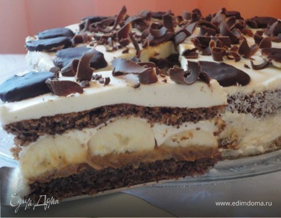 Нежный орехово-банановый торт Нежный орехово-банановый торт