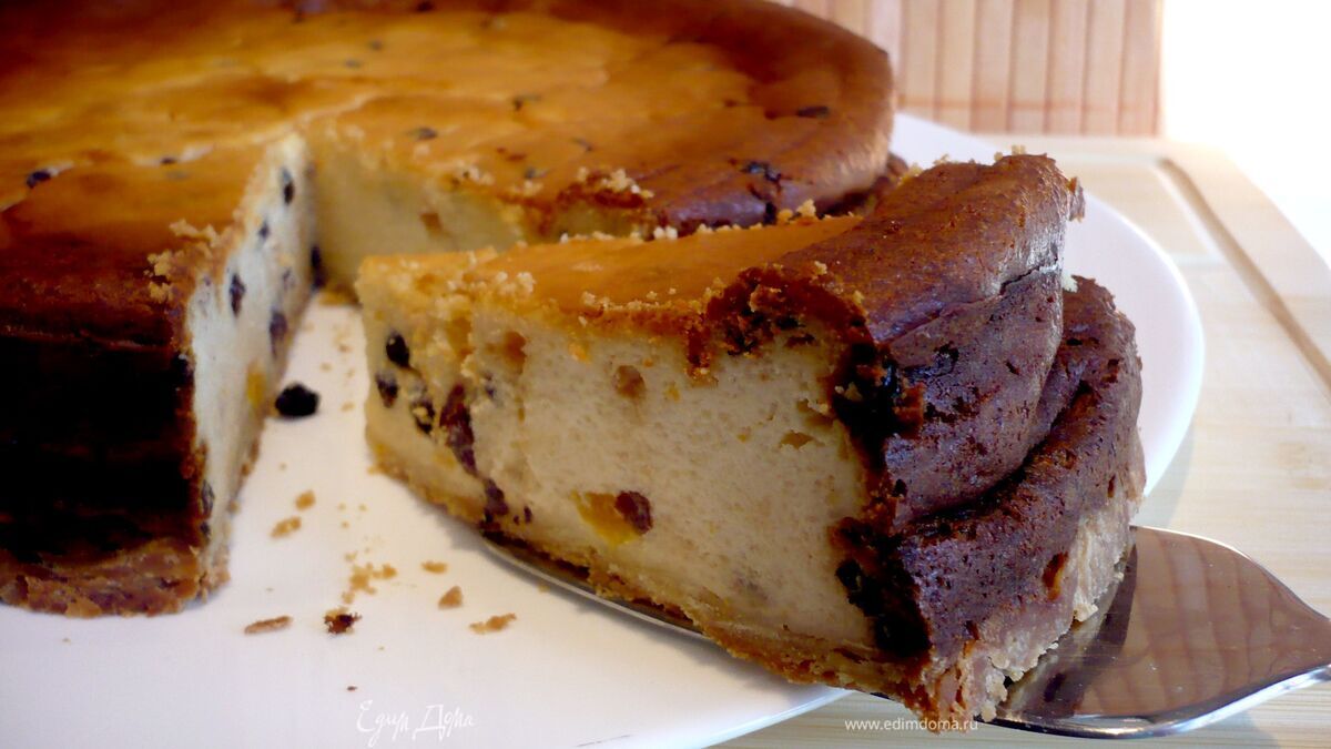 Чизкейк с апельсином и изюмом "Куда уходит детство"