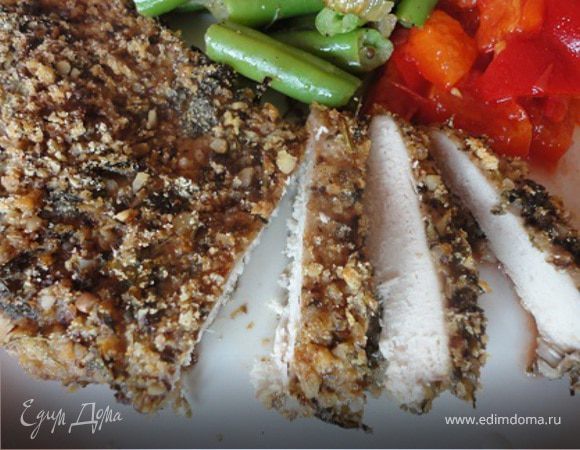 Куриные отбивные с грецкими орехами Куриные отбивные с грецкими орехами