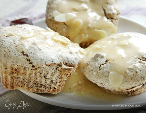 Белковое пирожное, или "Ленивые макаронс"