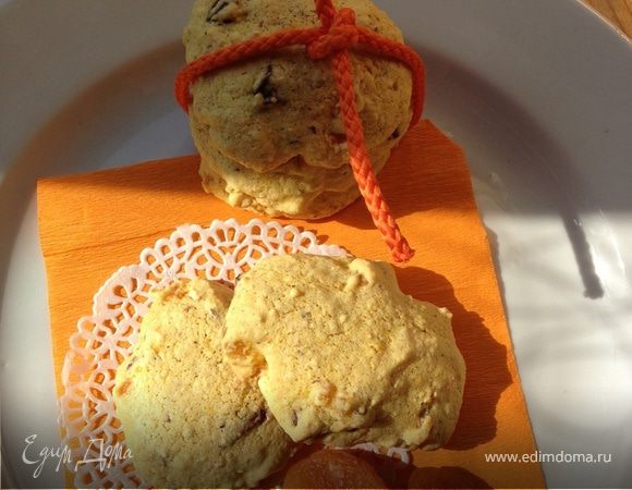 Быстрое бисквитное печенье на киселе Быстрое бисквитное печенье на киселе