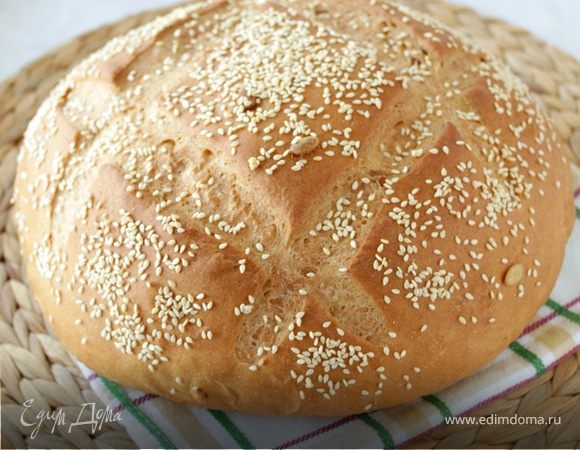 Хлеб из смешанной муки на йогурте 