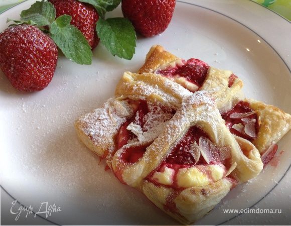 Конвертики с клубникой Конвертики с клубникой