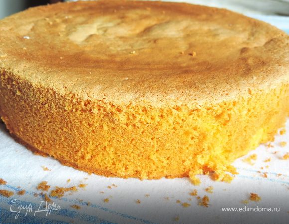 Классический белый бисквит в духовке Классический белый бисквит в духовке