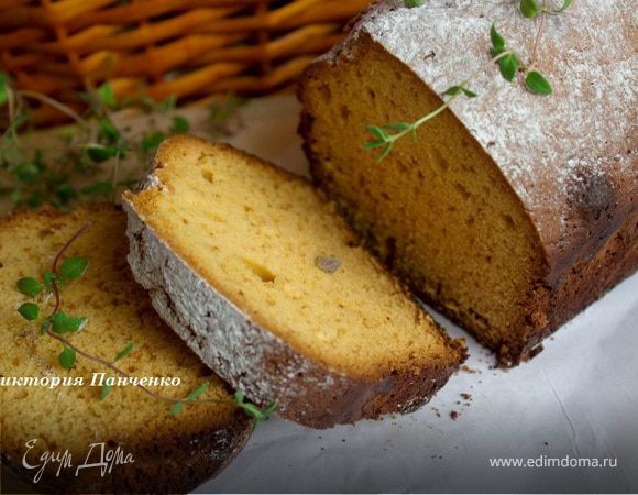 Медовый кекс с лаймом и тимьяном Медовый кекс с лаймом и тимьяном