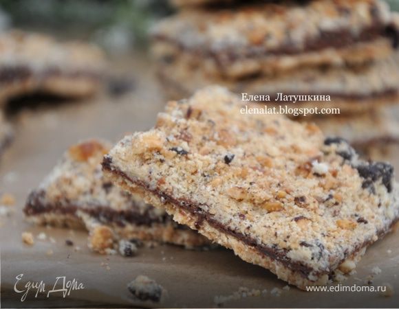 Печенье с шоколадом и орехами Печенье с шоколадом и орехами