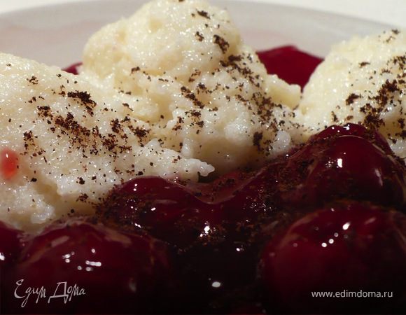 "Манные облачка в вишневом закате"