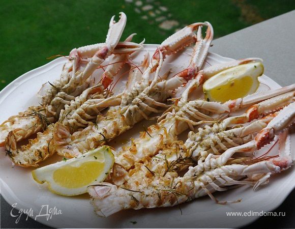 Лангустины с розмарином 