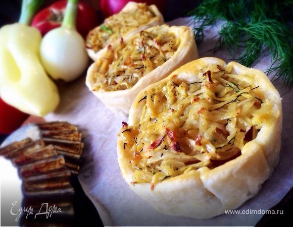 Тарталетки "Пикничок" с курицей и овощами