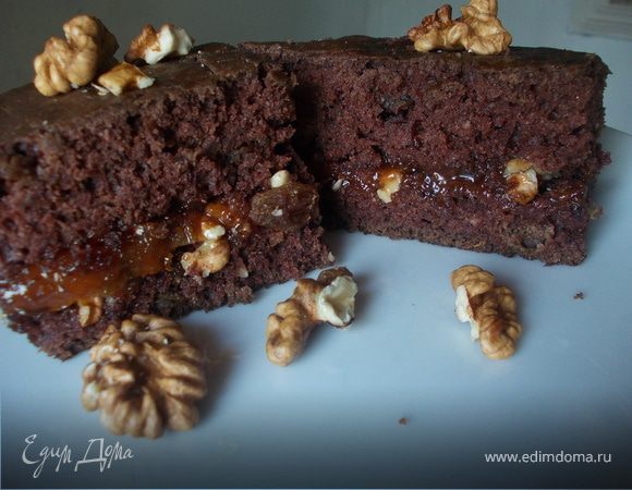 Пирог с орехами