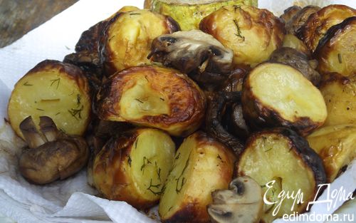 Рецепт Молодой картофель в маринаде на мангале
