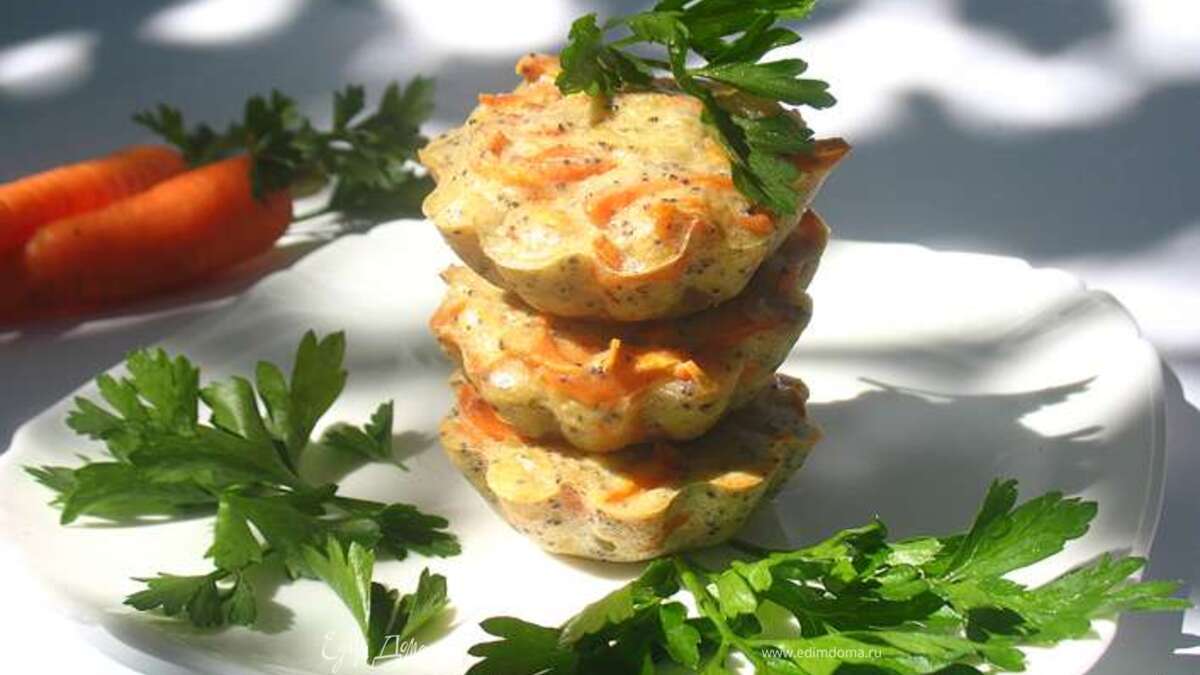 Морковные маффины