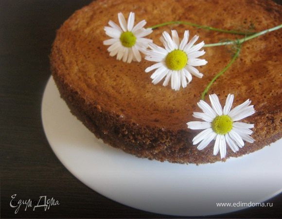 Воздушный бисквит на горячем молоке