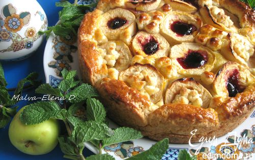 Рецепт Пирог бездрожжевой с яблоками