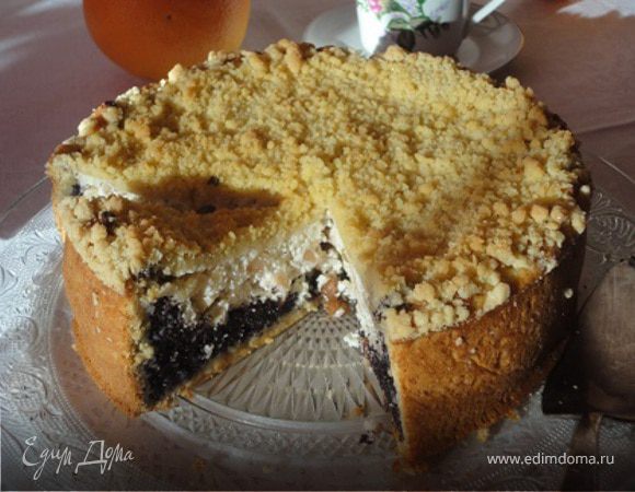 Творожный пирог с маком от Юлии Высоцкой