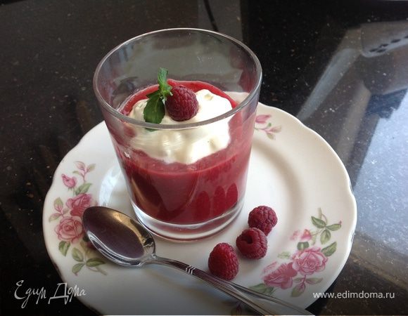 Мусс из свежей малины Мусс из свежей малины