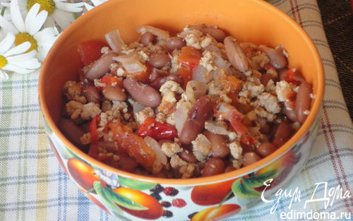 Рецепт Чили с мясом (Чили кон карне)