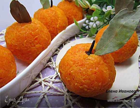 Закуска "Сырные мандаринки"