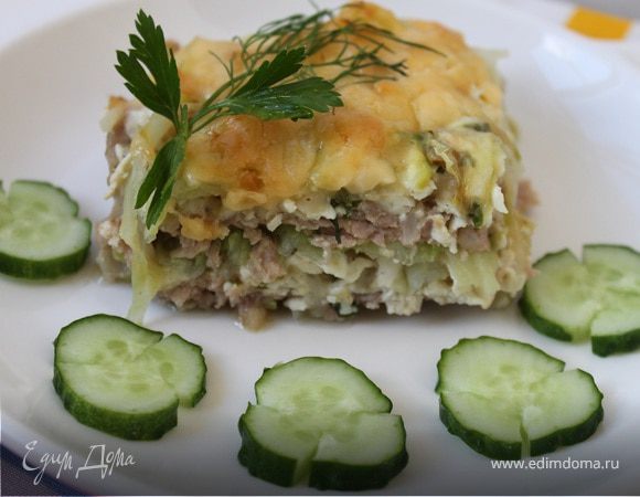 Запеканка из капусты и фарша