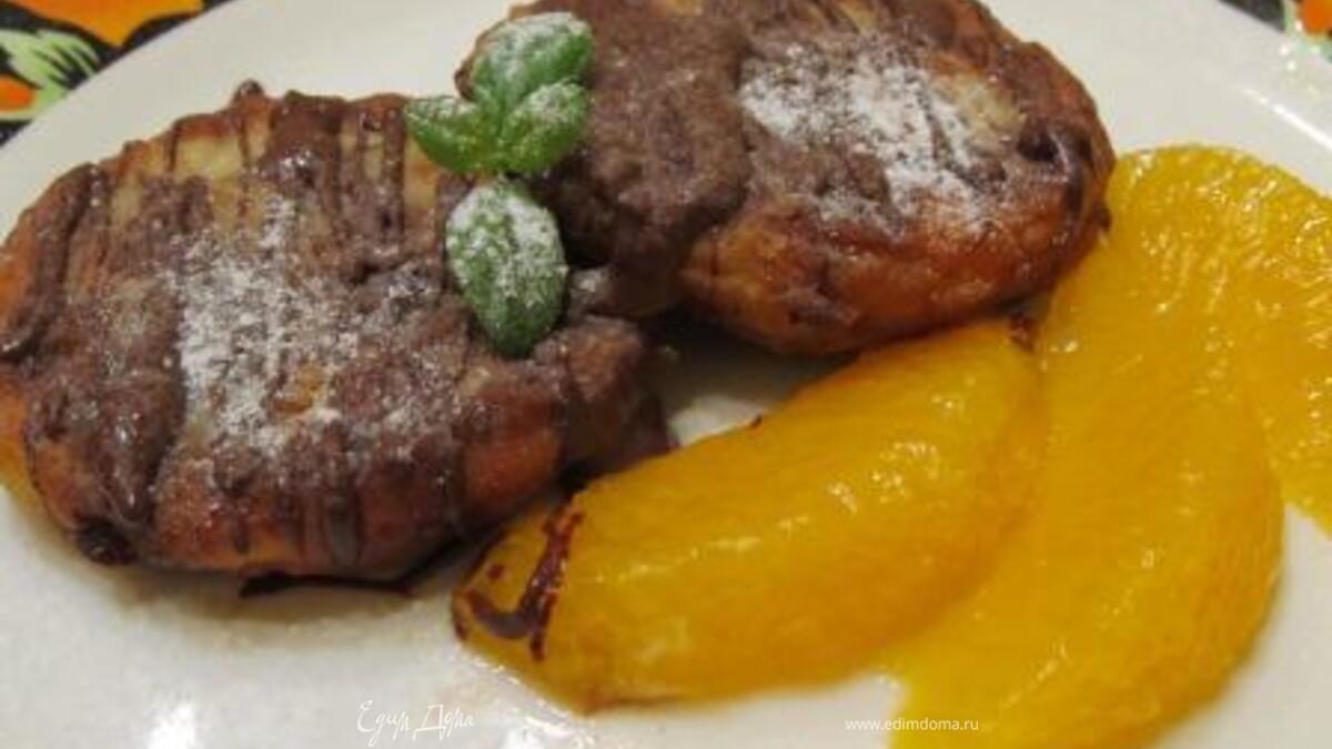 Сырники с шоколадом и апельсином