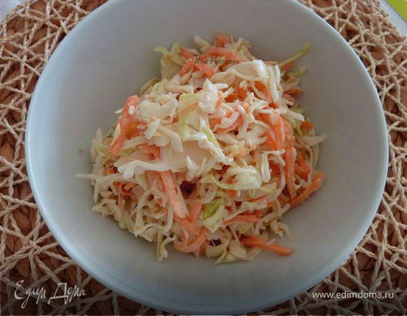 Азиатский салат с капустой 