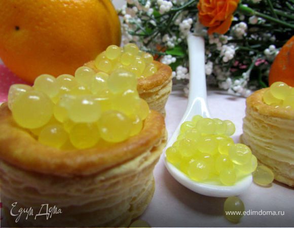 Десерт "Апельсиновая икра"
