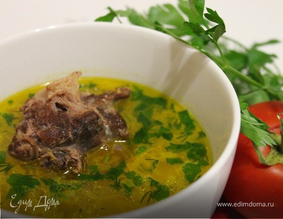 Овощной суп из индюшиной шейки Овощной суп из индюшиной шейки