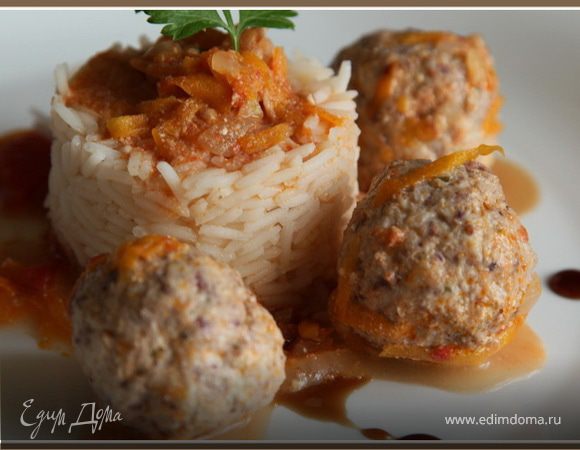 Куриные фрикадельки в томатном соусе Куриные фрикадельки в томатном соусе