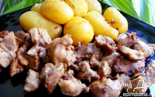 Рецепт Азу из индейки с запеченным картофелем