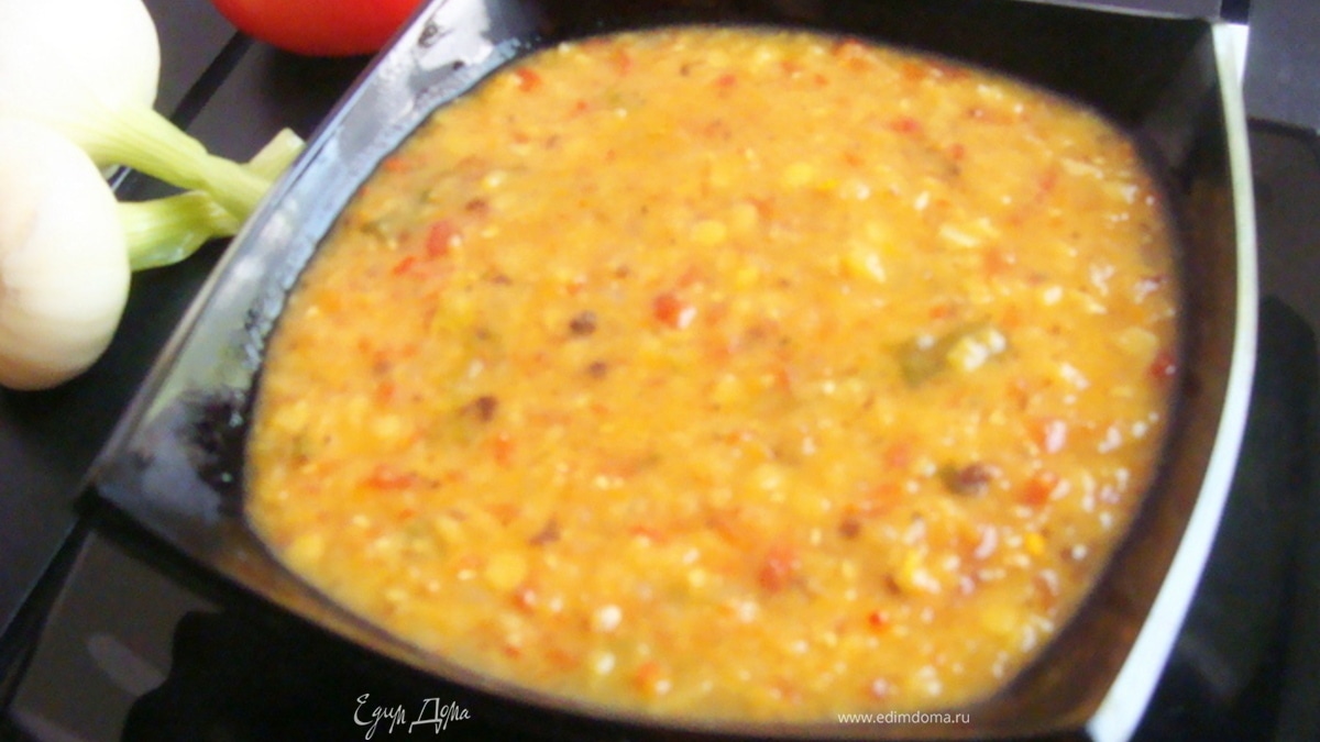 Суп из чечевицы на турецкий манер