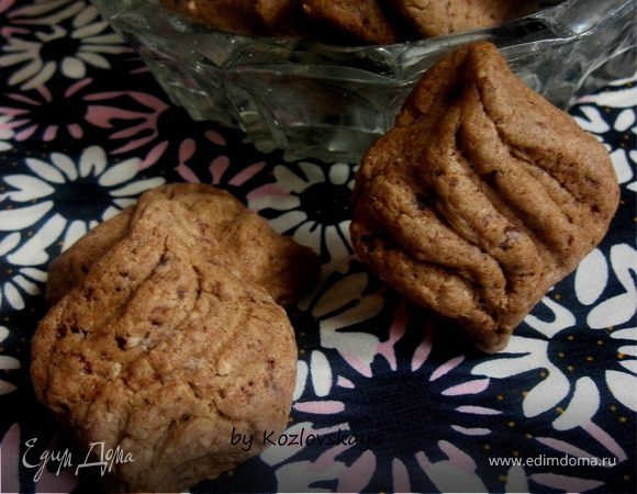 Печенье "Шоколадные ромбики с корицей" Печенье "Шоколадные ромбики с корицей"