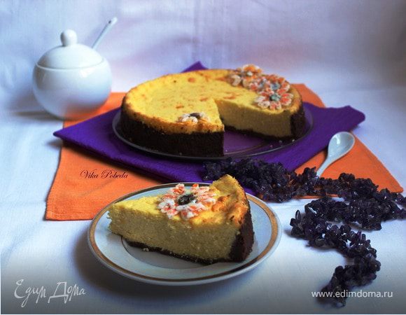 Воздушный творожник на шоколадной основе Воздушный творожник на шоколадной основе