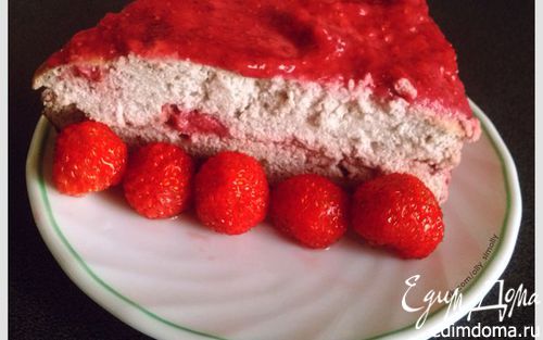 Рецепт Творожная запеканка с клубникой