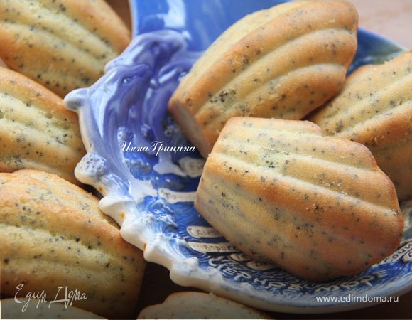 Лимонно-маковые мадлены Лимонно-маковые мадлены