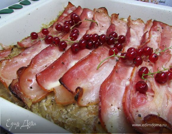 Картофельная запеканка с беконом Картофельная запеканка с беконом