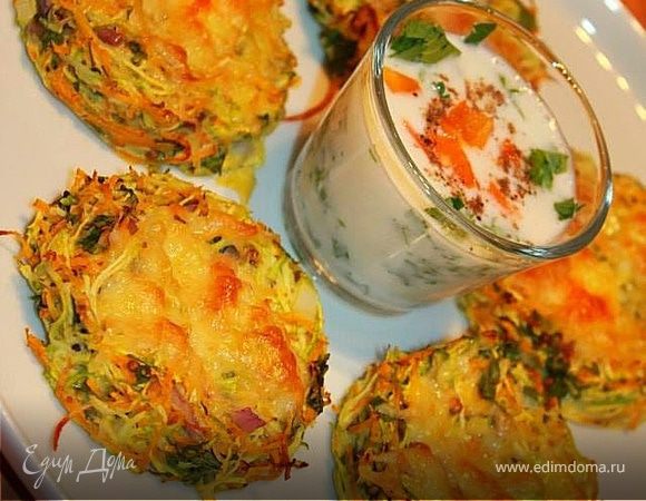 Диетические оладушки из кабачков Диетические оладушки из кабачков