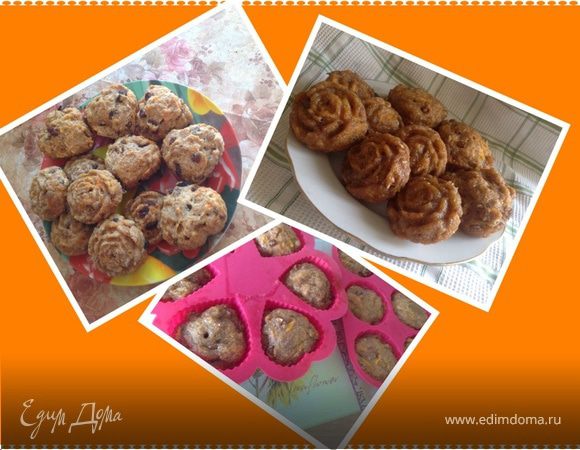 Постные морковные маффины Постные морковные маффины