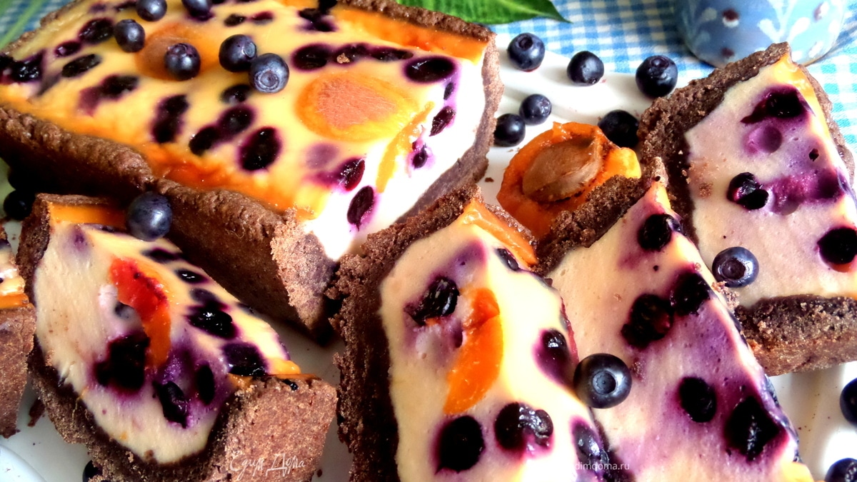 Тарт "Черника в сметане"